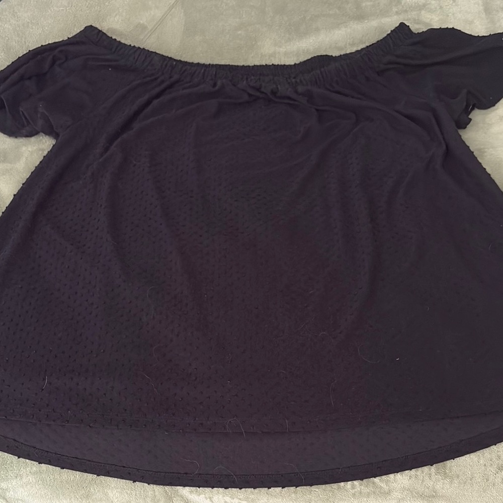 Apt. 9 Blue Off-the-Shoulder Blouse